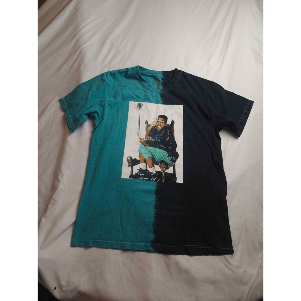 90s Legends Will Smith Shirt Mens Medium Green Black The Fresh Prince of Bel-Air
